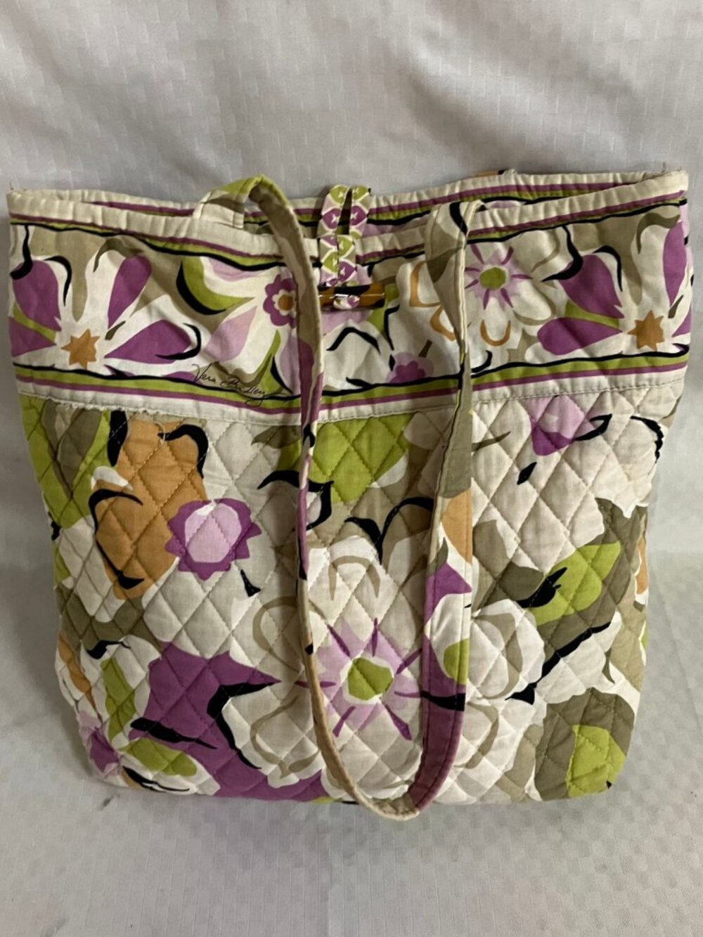 Vera Bradley Tote Travel Bag Women's Multicolor Portobello Road Magnetic Close